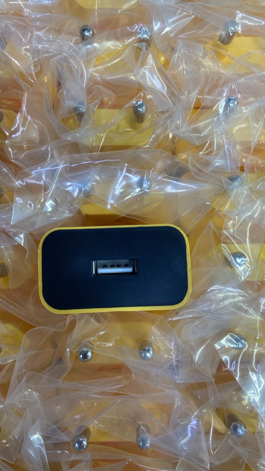 120W Fast Charging USB Adapter | Ultra-Powerful Wall Charger | Stylish Yellow | High-Speed Charging & Durable Design