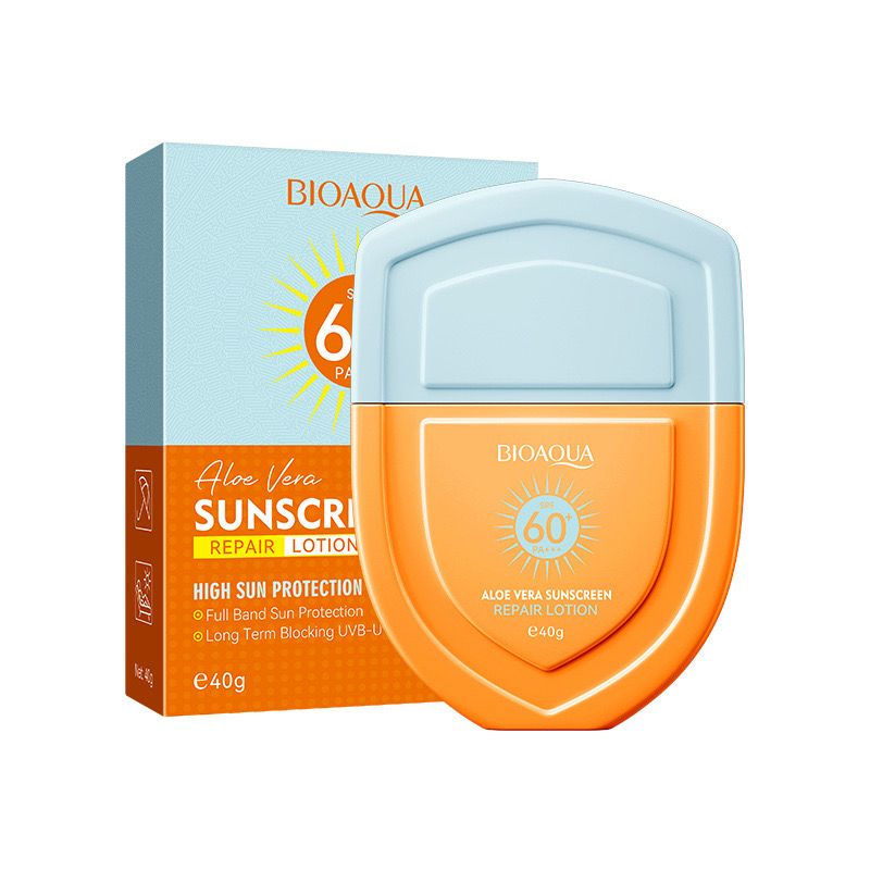 Bioaqua Aloe Vera SPF 60+ SunScreen Skin Repair Lotion High Sun Protection 40g BQY37381
