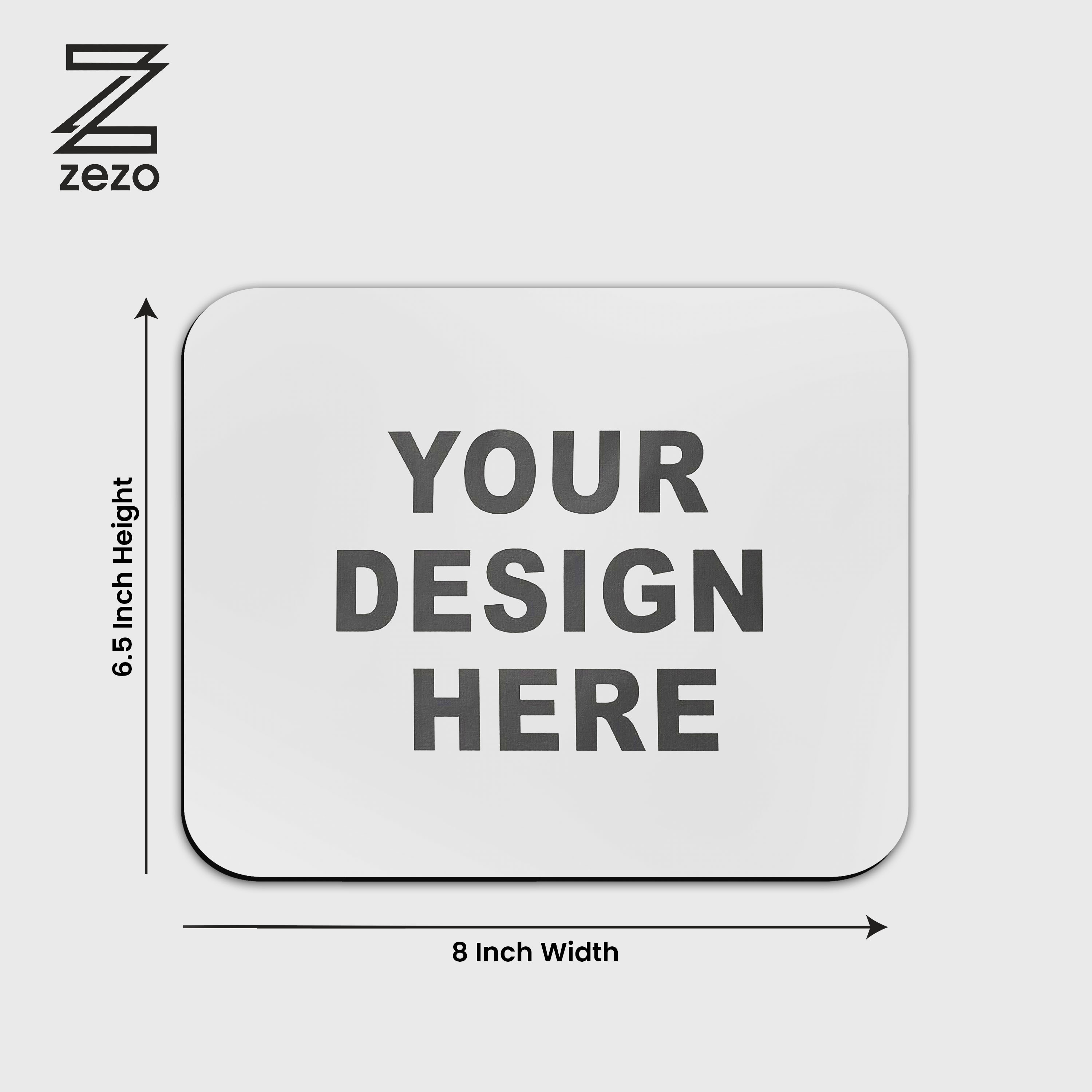Customized Premium Gaming Mouse Pad | 8" x 6.5" | Thick Non-Slip Rubber Base | Ultra-Smooth Cloth Surface for Precise Control & Comfort – Perfect for Gamers & Professionals