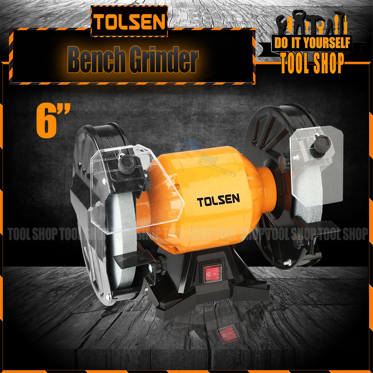 Tolsen Heavy Duty Bench Grinder 6 