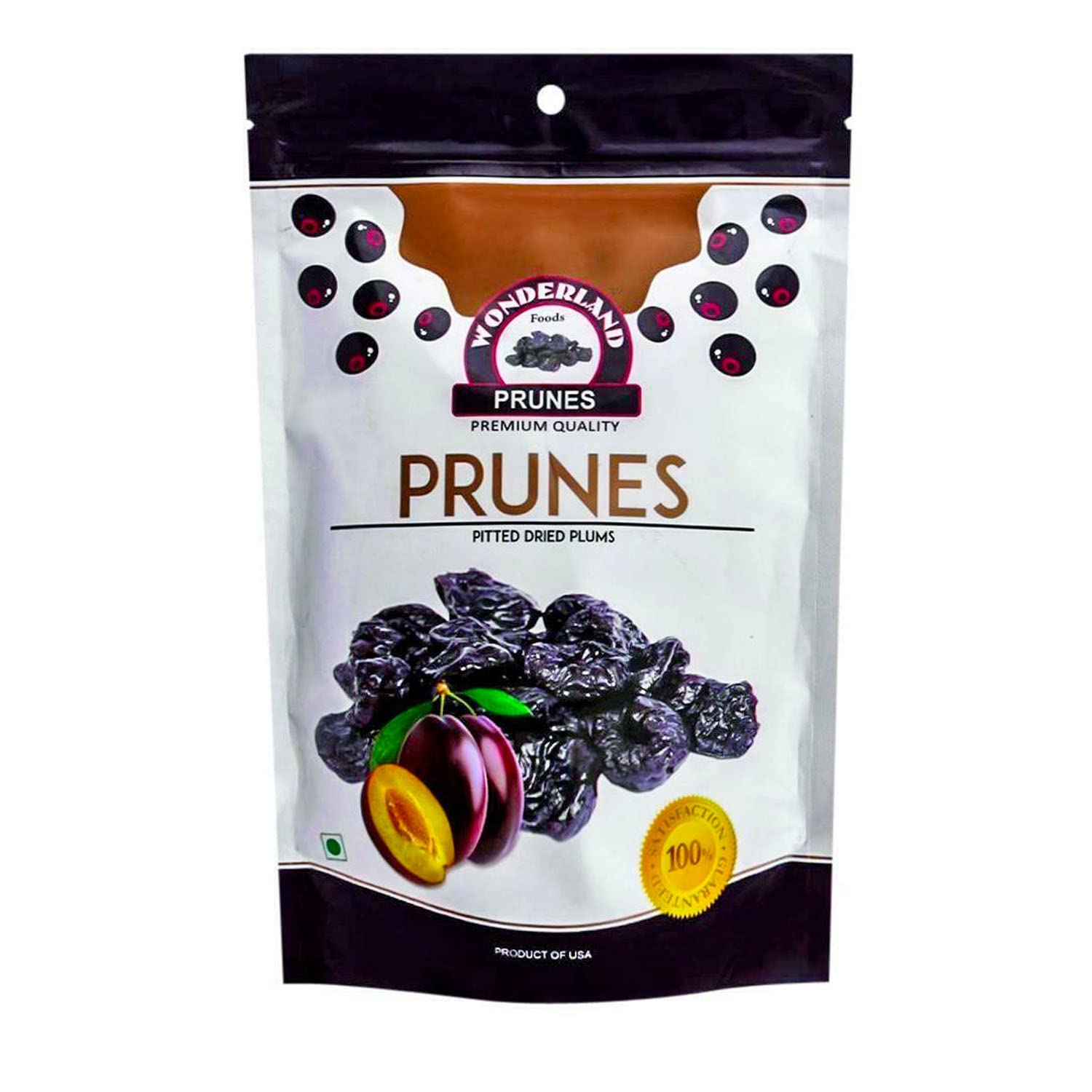 Wonderland Foods Healthy And Tasty Californian Seedless Pitted Prunes