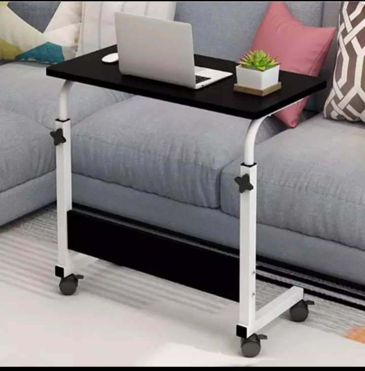 Adjustable Height Laptop Table, Computer Table, Gaming Table, Study Table, Tables with storage Shelves, Side Table, Bed Side Table,  available in 8 colors Combinations, Modern Computer Table, Writing Table,Study Table, Size (27 inch Length, 16 inch Width)