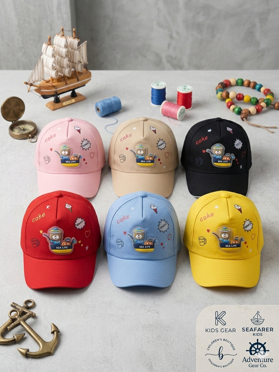 Kids Light-Up Cap – Fancy LED Summer Cap for Boys & Girls | Adjustable Glowing Hat Lightweight & Breathable