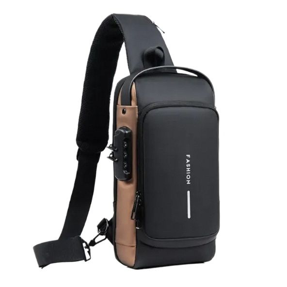 Bag - Cross Body Bags for Men - Chest Bag - Shoulder Bag - Shoulder Bag for Men - Casual Cross Body & Shoulder Bags - Travelling Bags for Men - Travelling Bags - Anti-theft Crossbody Zipper Bags Large Capacity Cell Phone Wallet Bags with USB Charge Port