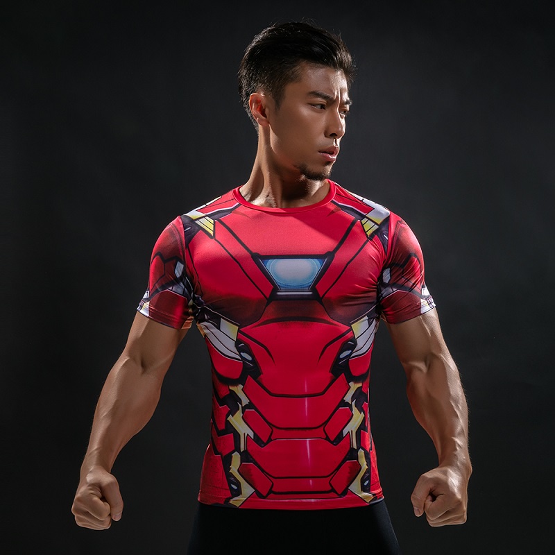 Superhero Punisher Cosplay Compression 