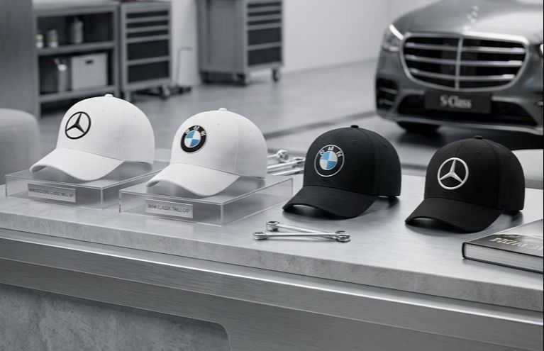 Car Embroidered Logo Cap for Men Adjustable Baseball Cap | Premium Sports Hat for Boys & Men | Stylish Summer Cap