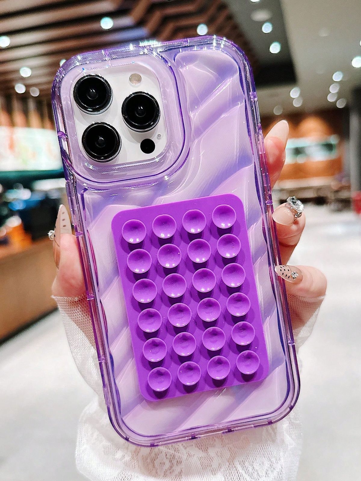 Silicone Suction Pad Phone Holder Self-Adhesive Rubber Suction Holder