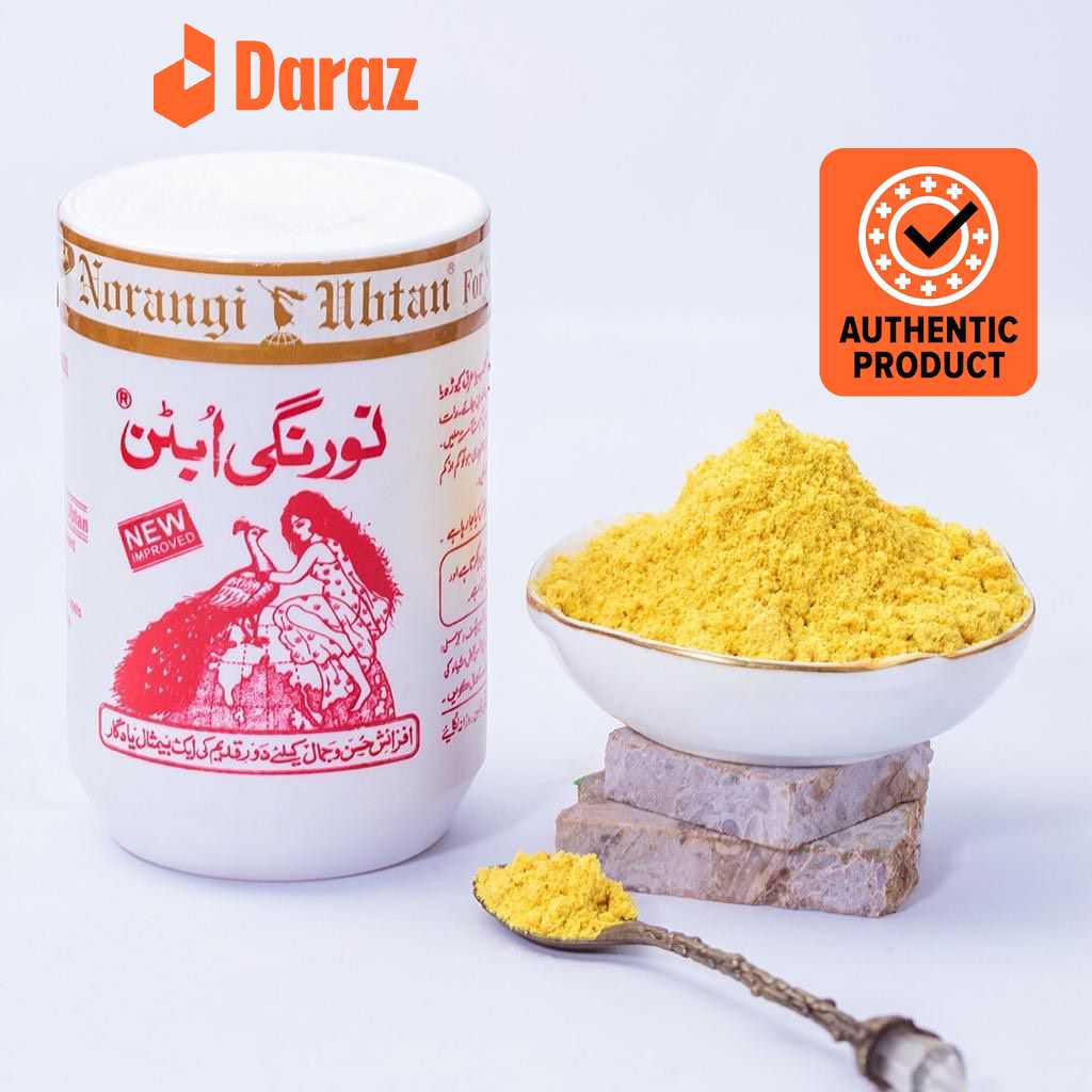 NORANGI Ubtan Face Mask wITH Turmeric & Sandalwood Gram Flour & Lentil Powder Natural Skin Care for Glowing & Clear Skin, Deep Cleansing and Brightening Formula for All Skin Types