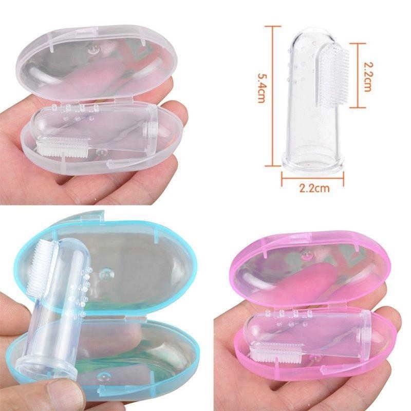 New born Baby Silicone Toothbrush For Fingers, Baby Toothbrush For Teeth, Silicone Toothbrush For Toddlers, Massage Brush, Baby Toothbrush