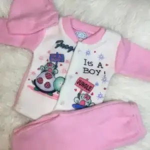 GP High Quality Winter Stuff 3 Piece Newborn Suit Clothes for 0-6 months Printed - Baba Baby Unisex Shirt Full Sleeves Pajama and Cap - Toddler Infant Newborn [RANDOM COLOUR+RANDOM DESIGNS]