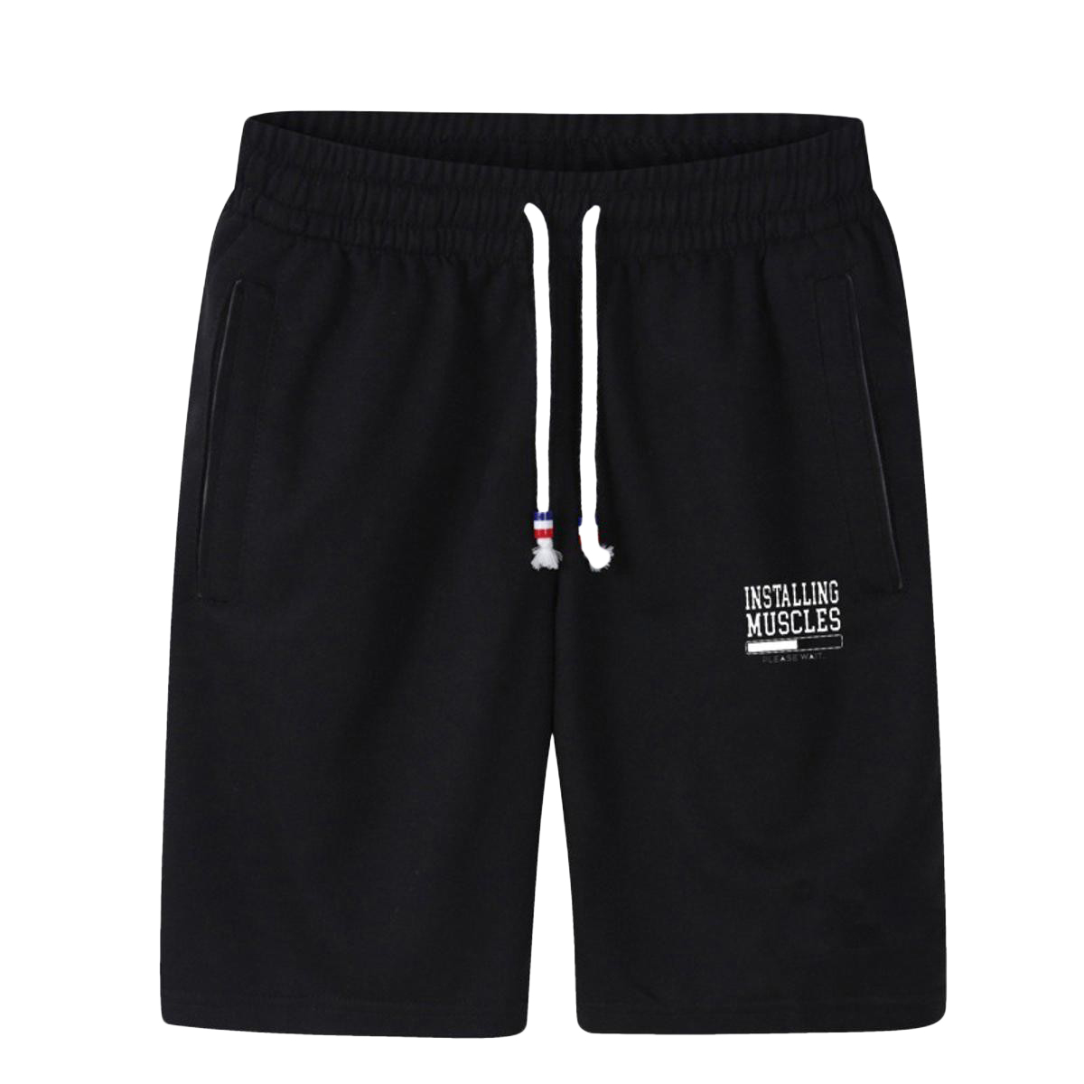 Branded Mens Ultra Breathable Micro Interlock Sports / Football Shorts BLACK Jams Bond Like It