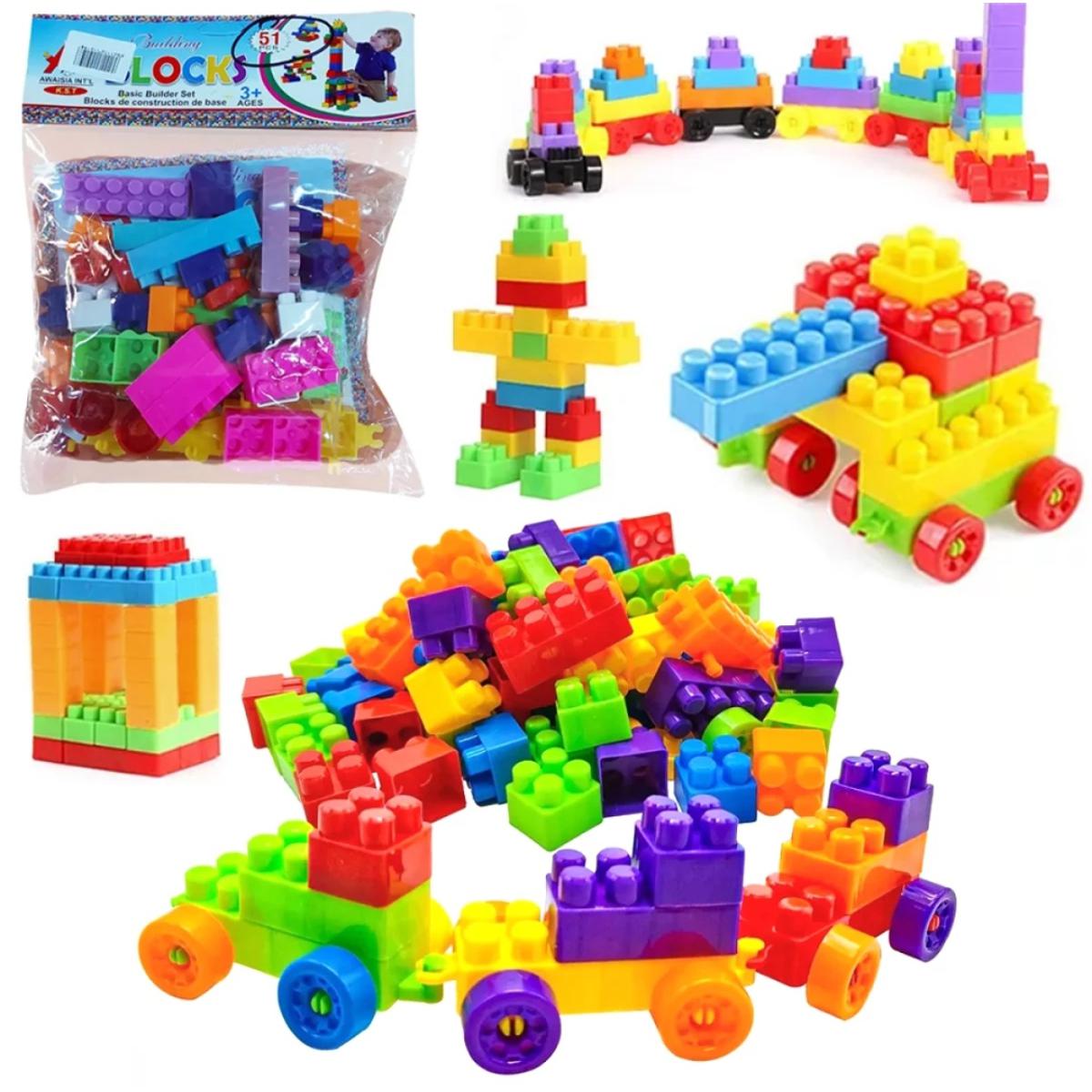 500 Pcs - Building Blocks Toys Set For Kids Boys and Girls - Educational Buildings Block Toy Sets