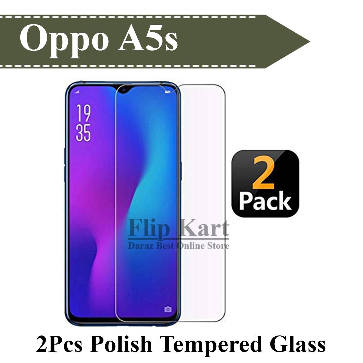 tempered glass hp oppo a5s