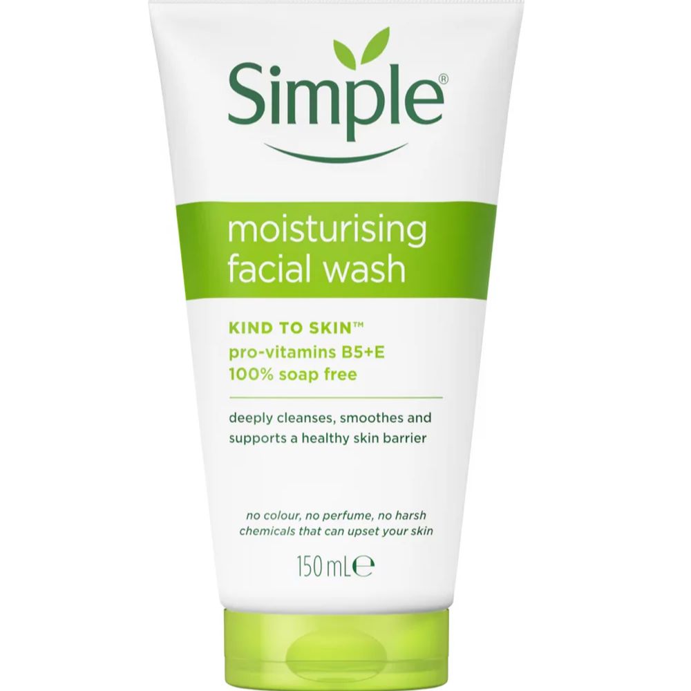 Simple Kind to Skin Moisturising Facial Wash | Facial Cleansing Care | 150ml