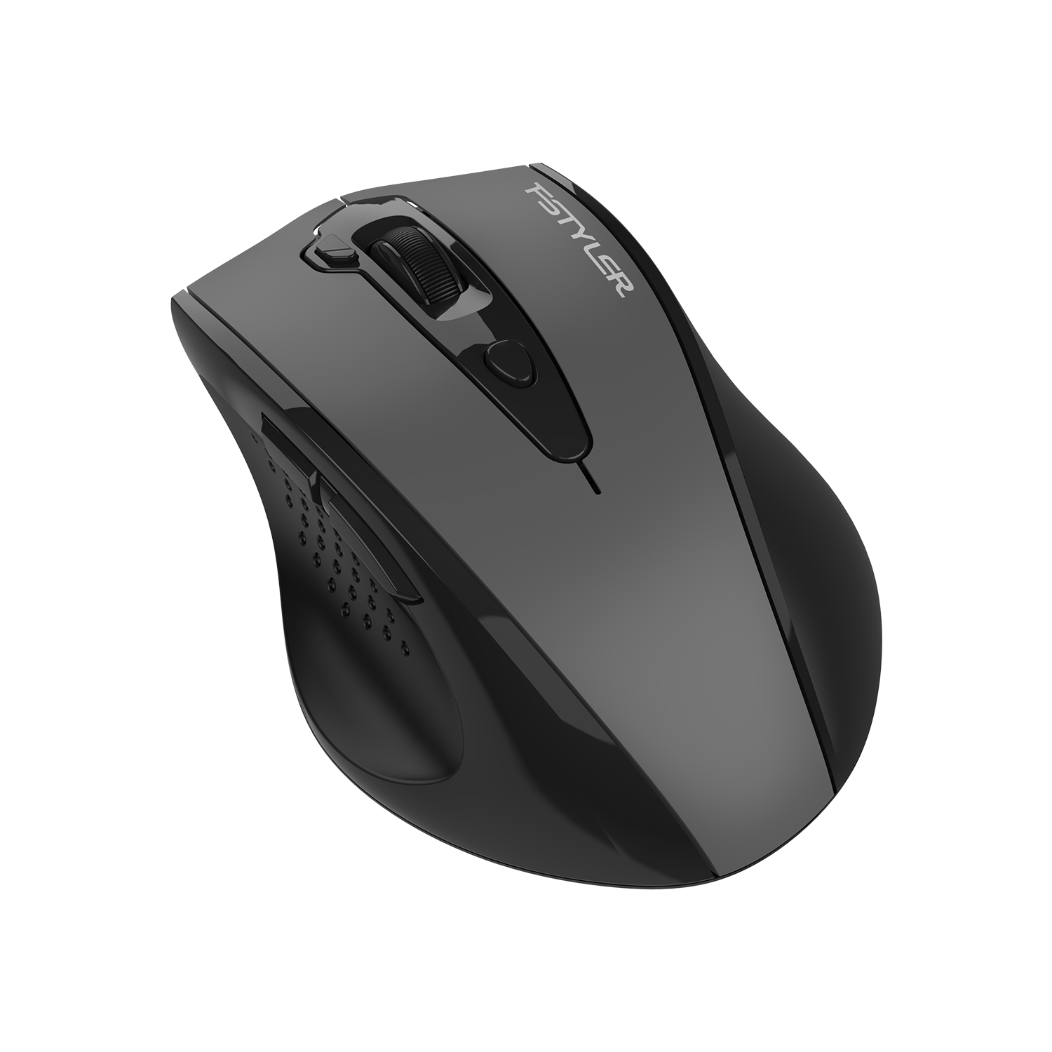 A4Tech Fstyler FG55S Plus 2.4G Wireless Mouse - 3200 DPI 5 Level Adjustable - Right-Handed Fit - Silent Clicks - For PC, Laptop, Tablet