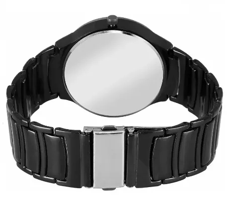Premium Black Luxury Analog Quartz Watch for women – Elegant Stainless Steel Strap Two Tone For Girls| Luxury Perfect Ladies Gift Wrist Watches For Events