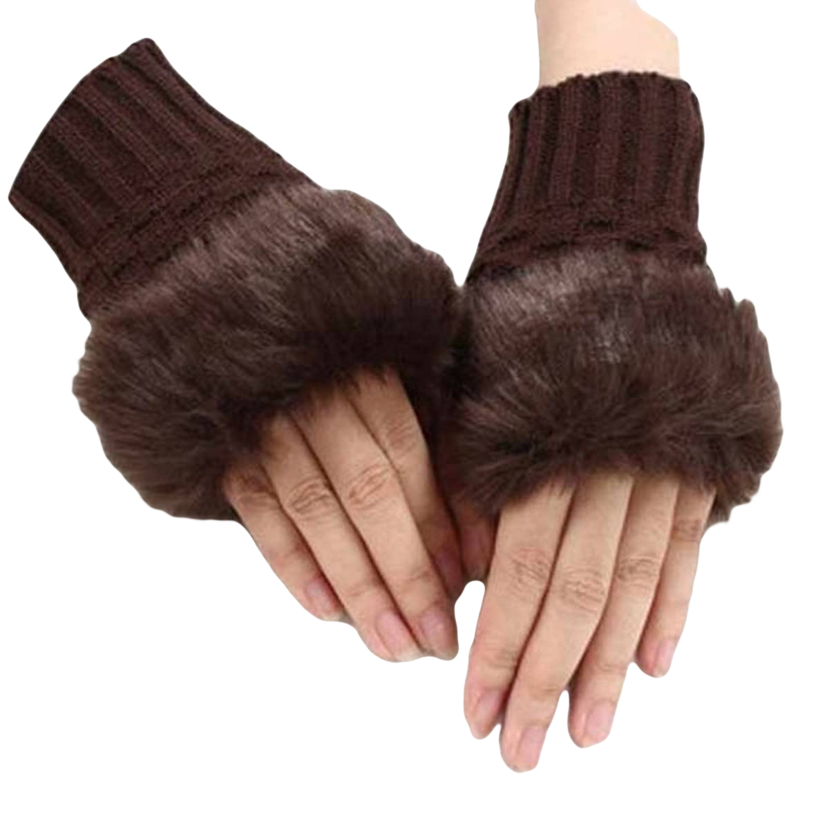 Wool Gloves Fancy Winter Women Grils wool glovs Gloves Knitting Woo wool glovs l Keep Warm Short Mitten Fingerless Lady Girl Half Finger Gloves Rabbit Lady hand Gloves _x000D_KAAA856
