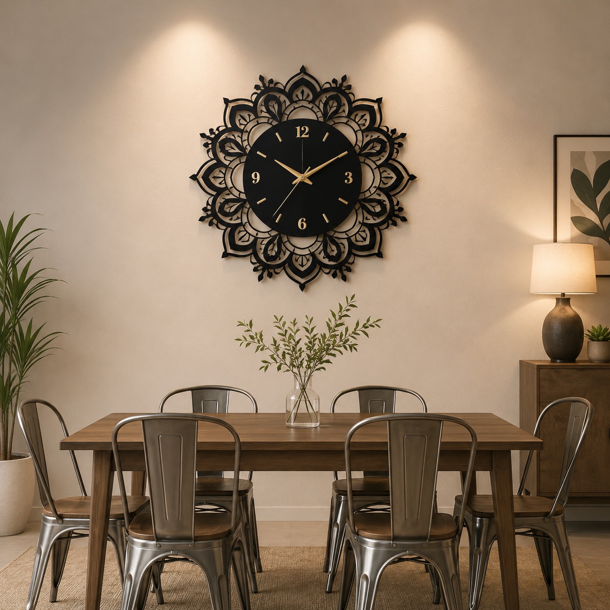 Luxury Designer Wall Clock | Modern Home Decoration Wall Hanging