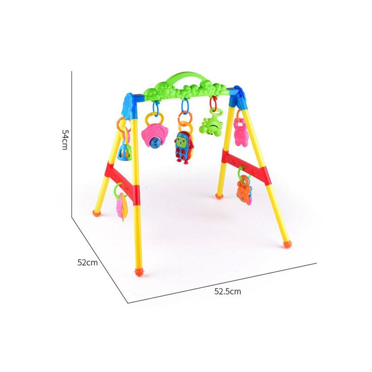 Safe Plastic Play Gym - Multicolour