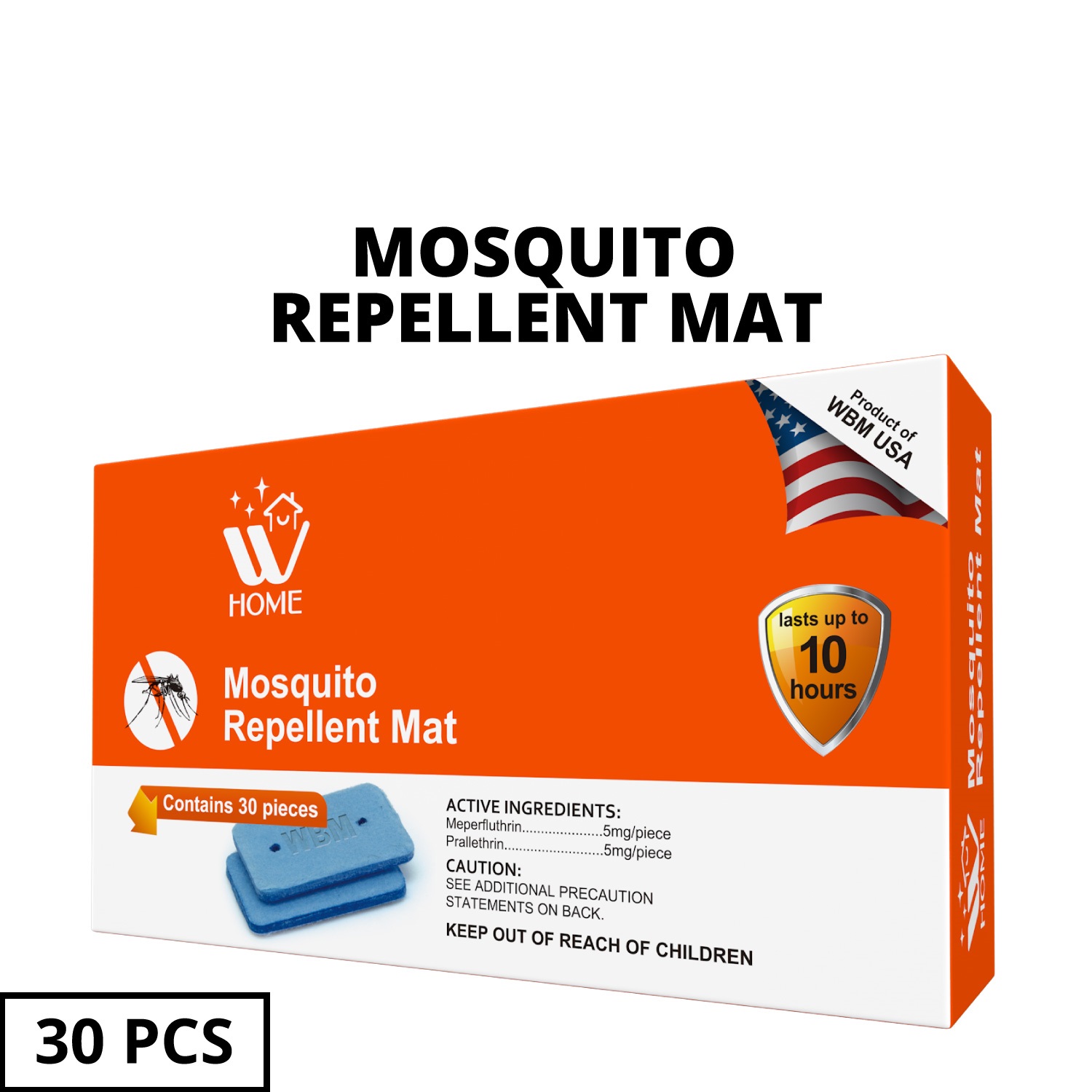 WBM Mosquito Repellent Mat - 30 Pcs | Long Lasting Protection Against  Mosqutio upto 60 Nights: Buy Online at Best Prices in Pakistan | Daraz.pk