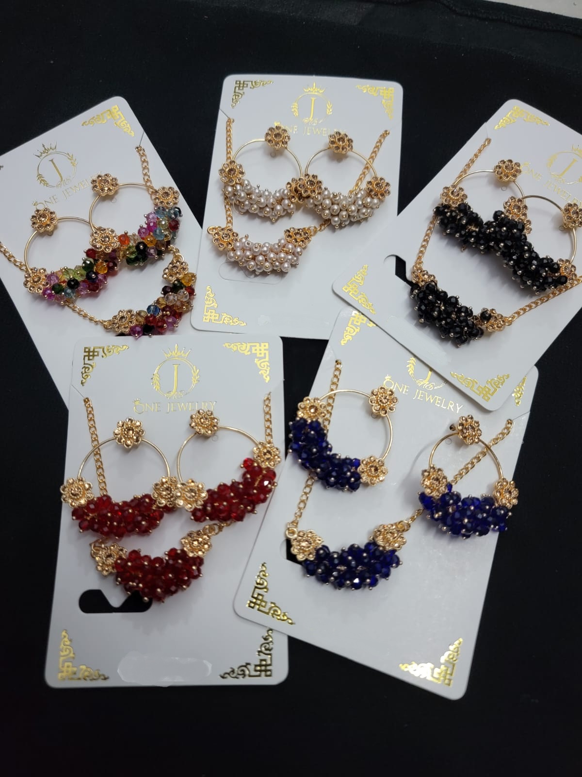 Women’s Pearl & Gold Jewelry Set – Latest Fashion Trend