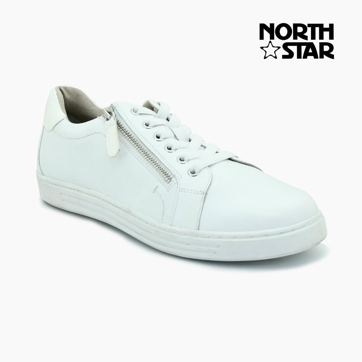 North star deals white sneakers