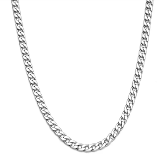 Silver Sterling Cuban Chain for Men Boys Neck Chain