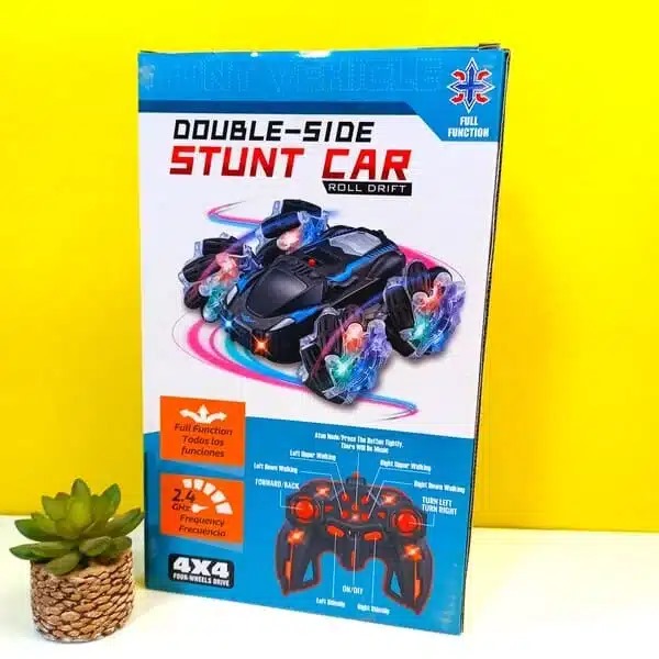 New Stunt Roll Drift Rc Car Rechargable Remote Control Spinning Wheels Car With Lights Best Birthday Gifts