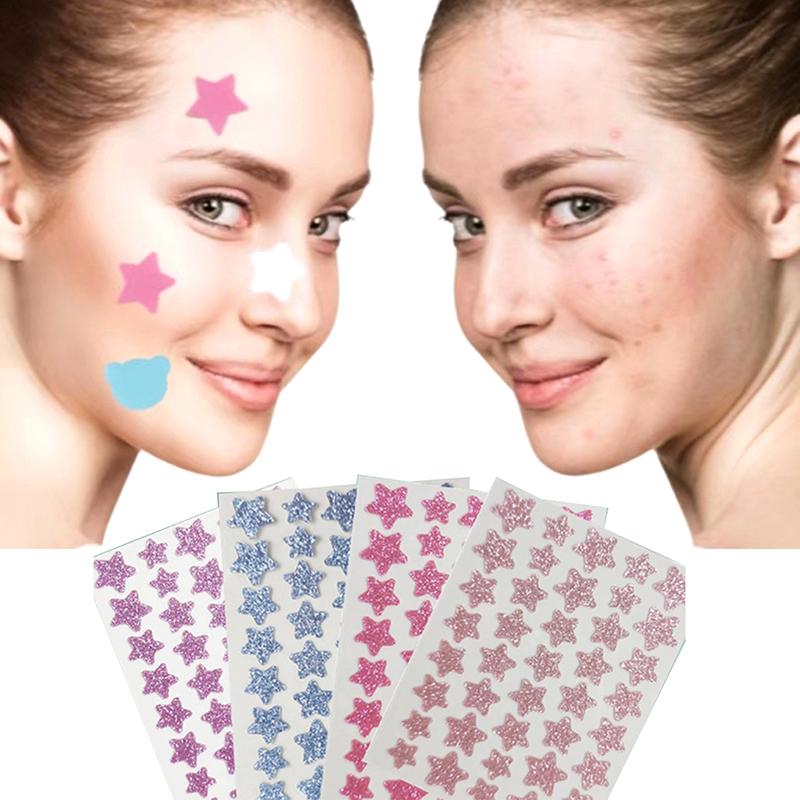 40Pcs Colorful Cute Star Shaped Acne Treatment Sticker Invisible Acne Cover Removal Pimple Patch Skin Care