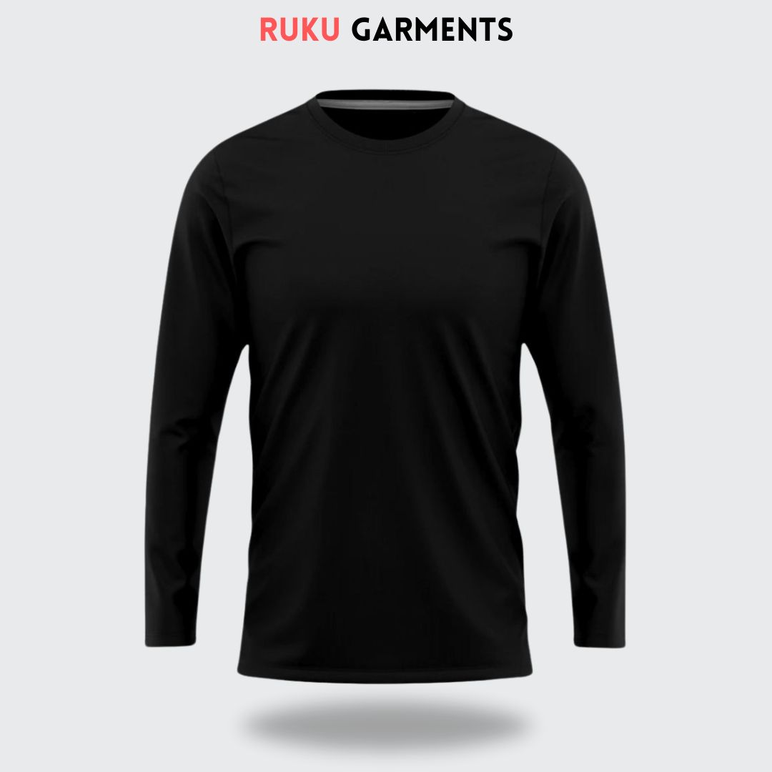 Ruku Garments | Long Sleeve Plain Tshirt For Men | In All Colours