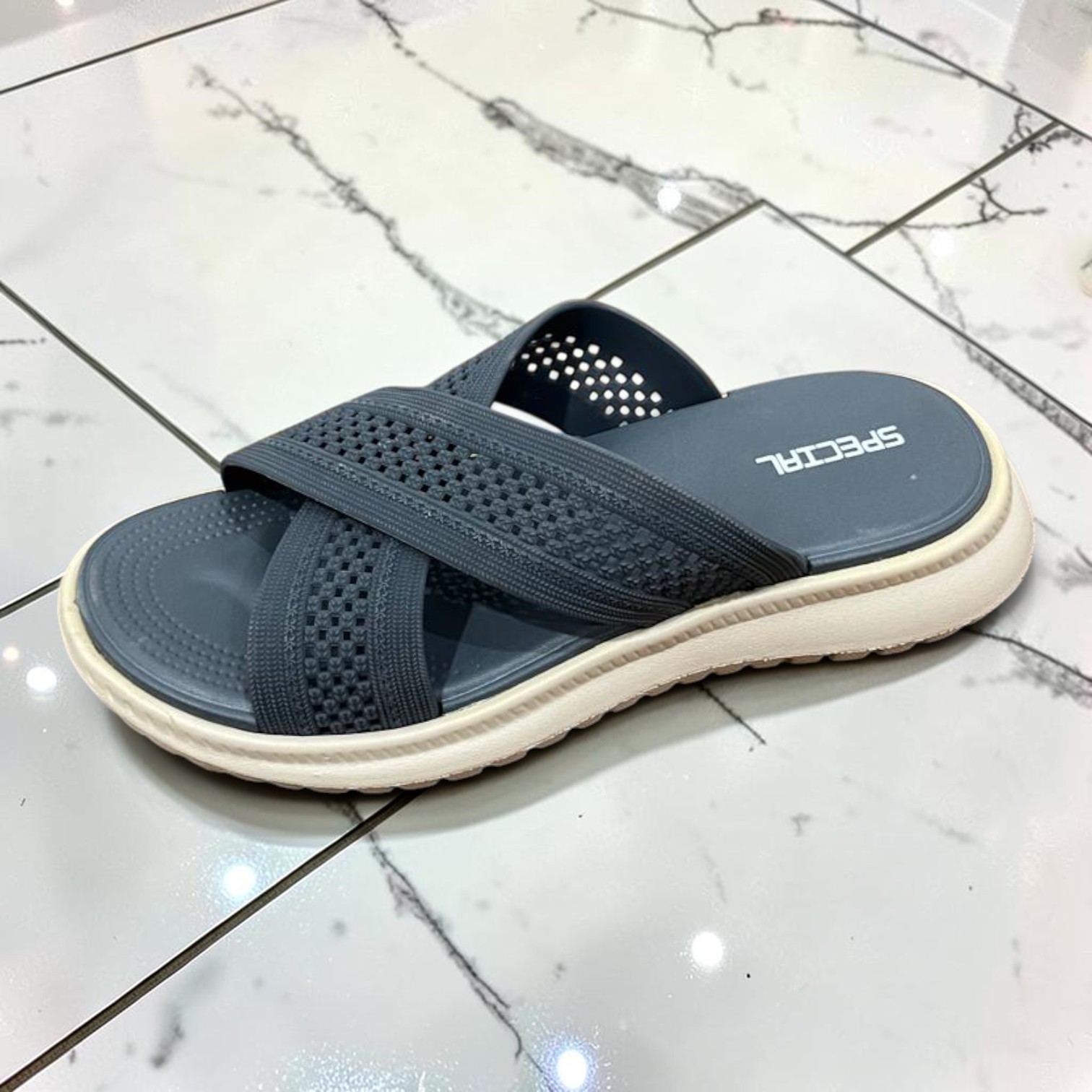 Ladies Medicated Slides | Comfortable Medicated Sandals | Soft & Cushioned Sole | Lightweight | Stylish Cross Strap Design | Soft Footbed | Daily Wear Women House Slippers