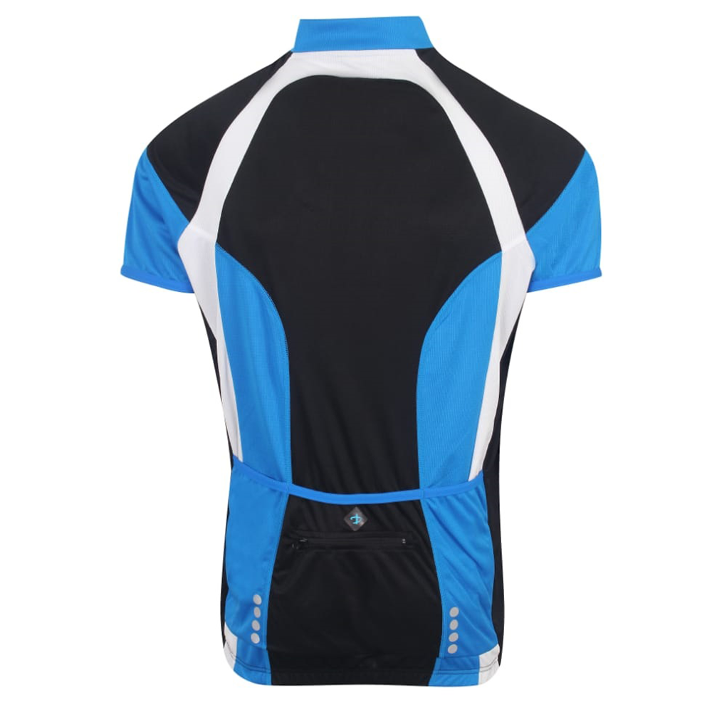 blue cycling jersey