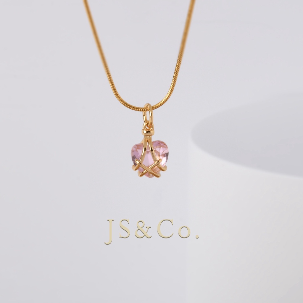 JS\u0026Co. 18k Gold Plated Barbie Necklace 