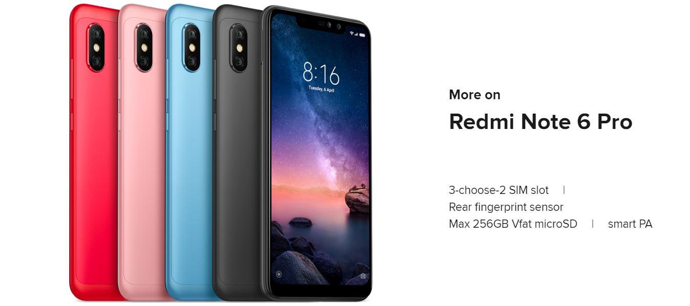 Mi Redmi Note 6 Pro - 6.26" FHD Display - 3GB RAM - 32GB ...