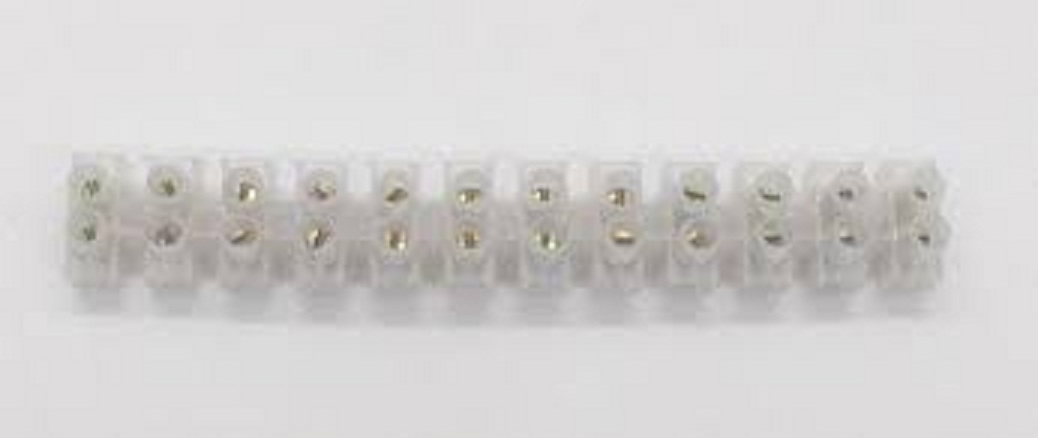 Plastic Connector Strip screw wire joint 12way 10amp/220v