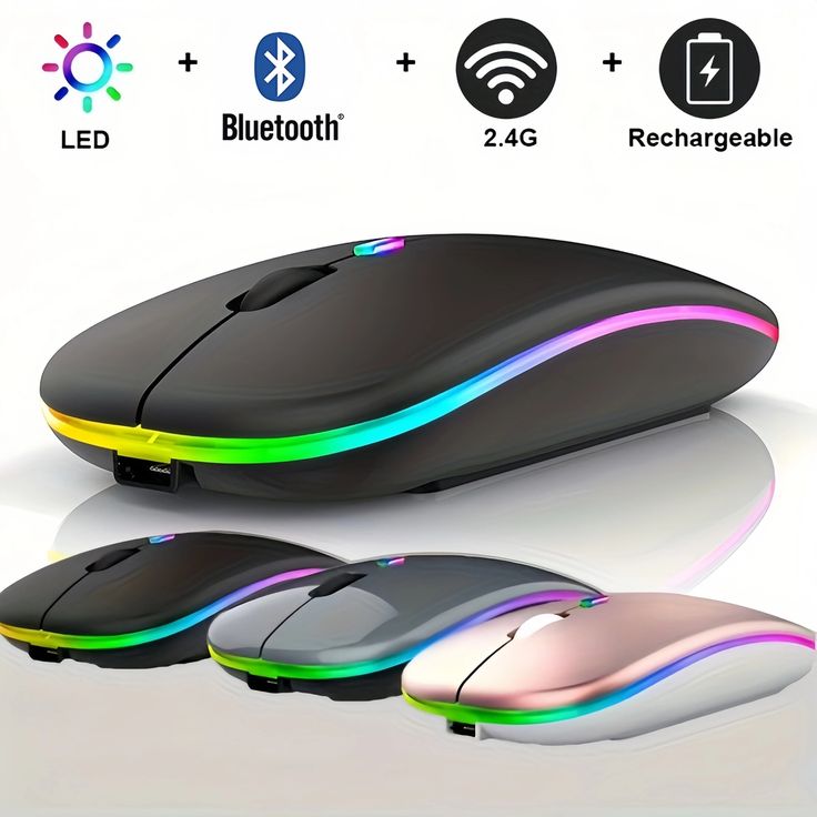 Premium Wired Mouse with RGB Breathing LED Light - Ergonomic 7-Button Gaming Mouse - Cheap Price USB Optical Mouse for Laptop & Desktop