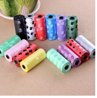 1 Roll Baby Diaper Disposal Bag Rubbish Bags Pet Dog Poo Waste Bag Rolls Garbage Pets Wastage Bags