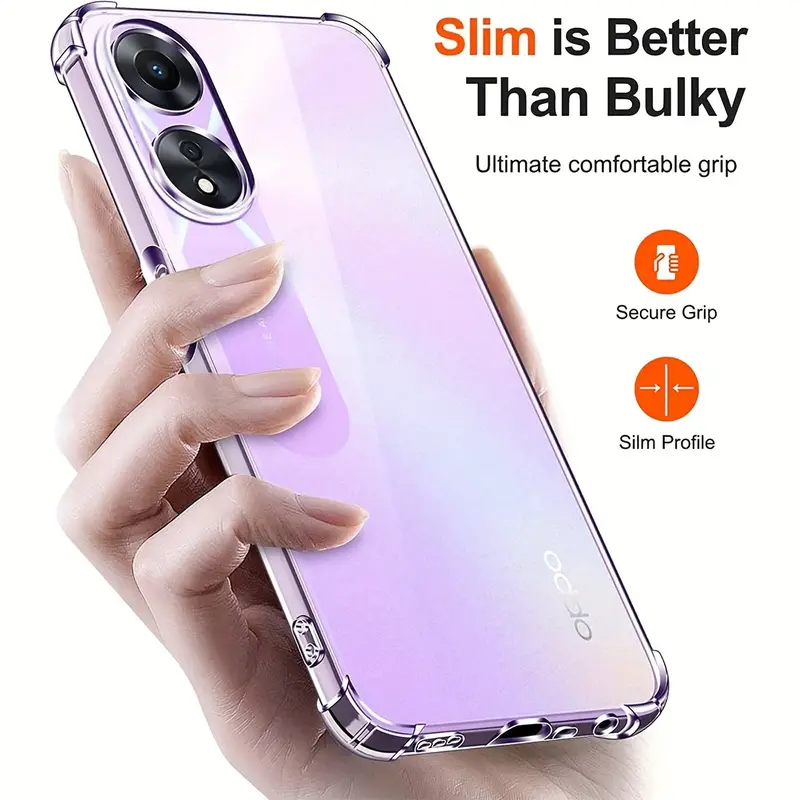 Cover Silicone Trasparente per Oppo A38 - La Casa de las Carcasas, Accessori e cover per telefoni