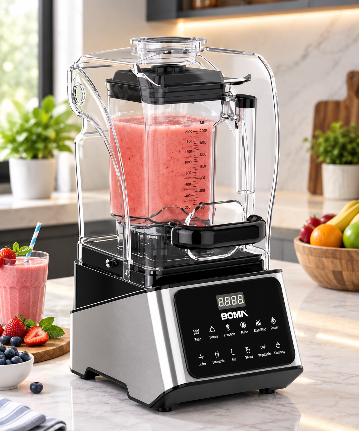 BOMA Professional Soundproof Blender | Heavy Duty Smoothie Blender