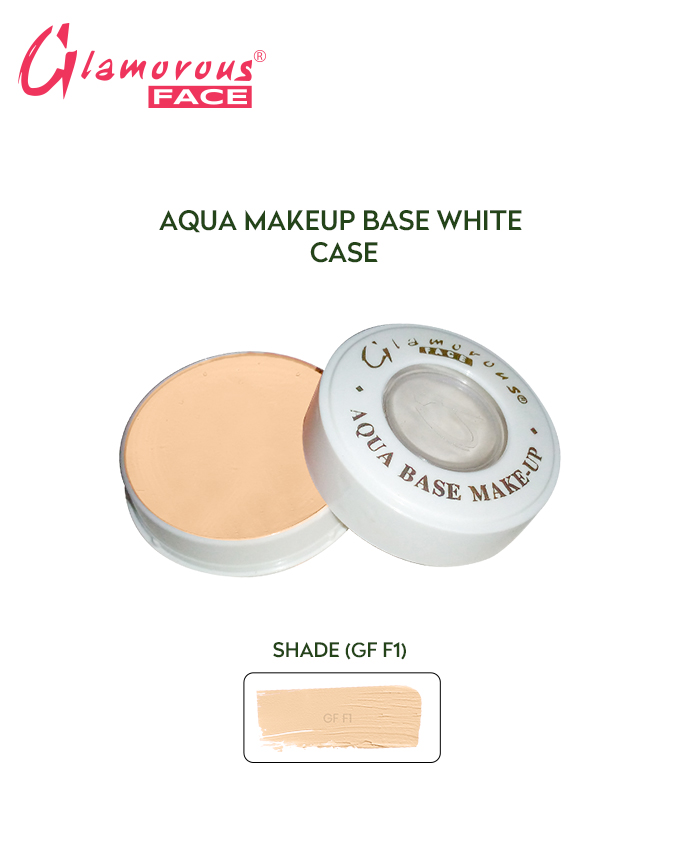 Glamorous Face Aqua Makeup Base White Casing, Bridal Base, Professional Base, Wet Base