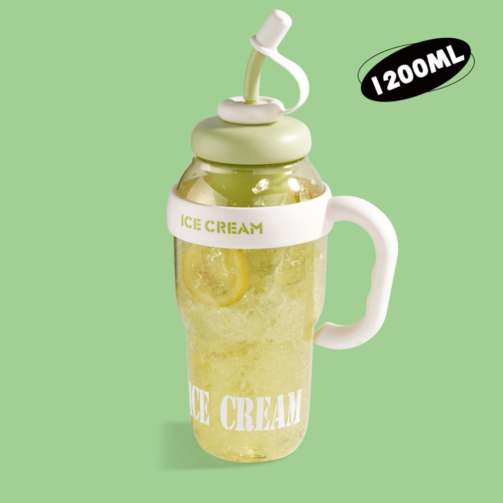 Summer Sport Water Bottle With Tea Infuser Straw Cover Handle Cute Plastic Ice Coffee Milk Tea Juice Travel Drink Bottle Jug 15 Summer Sport Water Bottle With Tea Infuser Straw Cover Handle Cute Plastic Ice Coffee Milk Tea Juice Travel Drink Bottle Jug