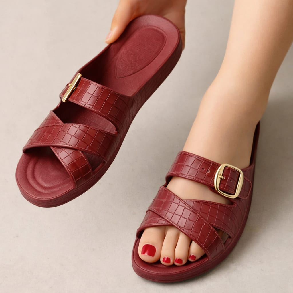 Ladies Slipper Plastic Rubber Soft, Comfortable and Durable Slippers