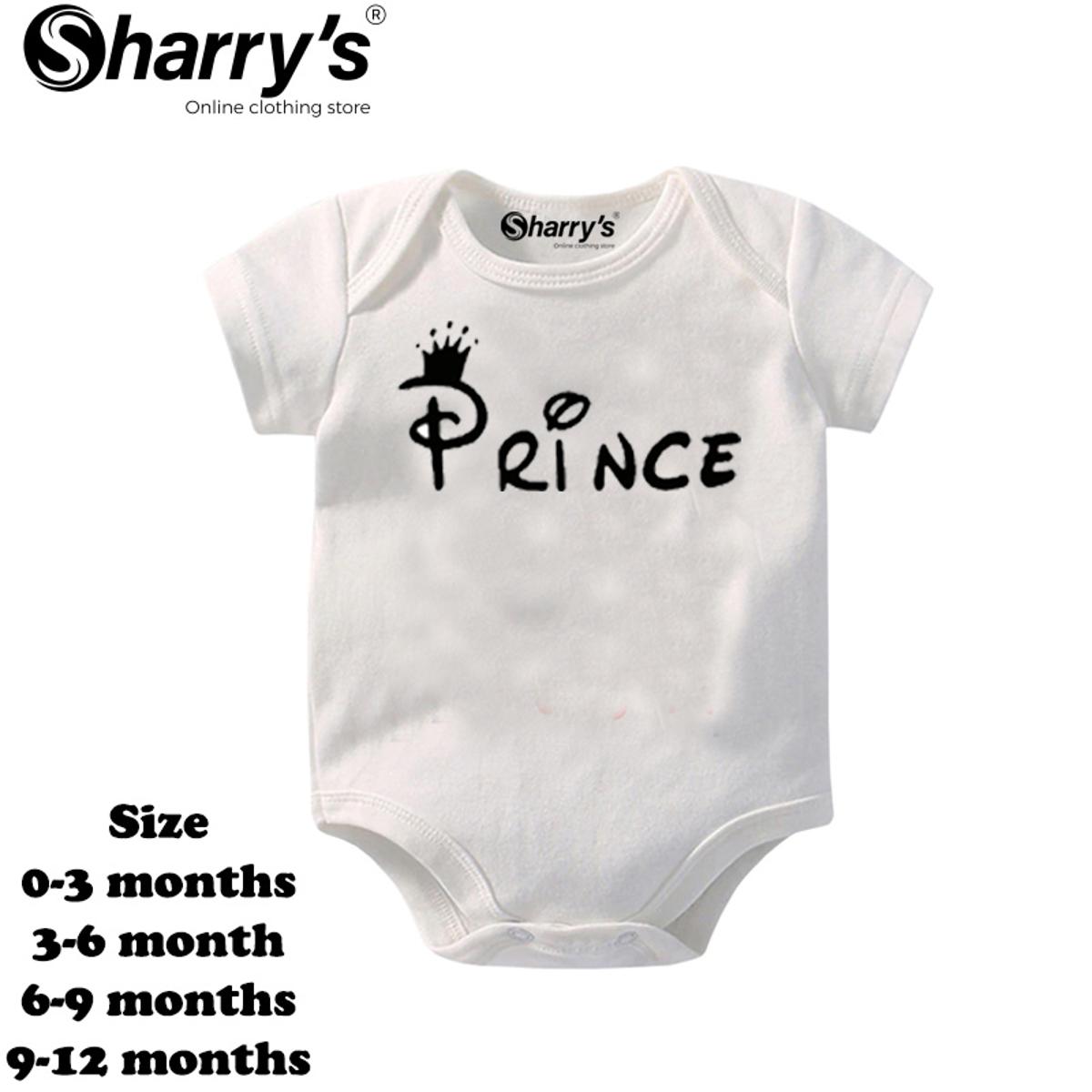 Sharrys Half Sleeves Baby Romper Bodysuit For Babies infant Onesis 0-14 Months Summer Wear Trendy Printed