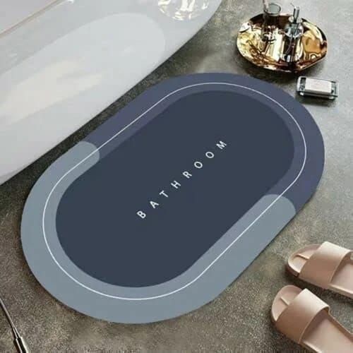 Modern Simple Shower Bathroom Bedroom Bathtub Side Anti-Slip Absorbent Carpet Rug Kitchen Entrance Soft Door Bath Mat Home Decor Oval,Rectangle,Foot Design Anti Slip