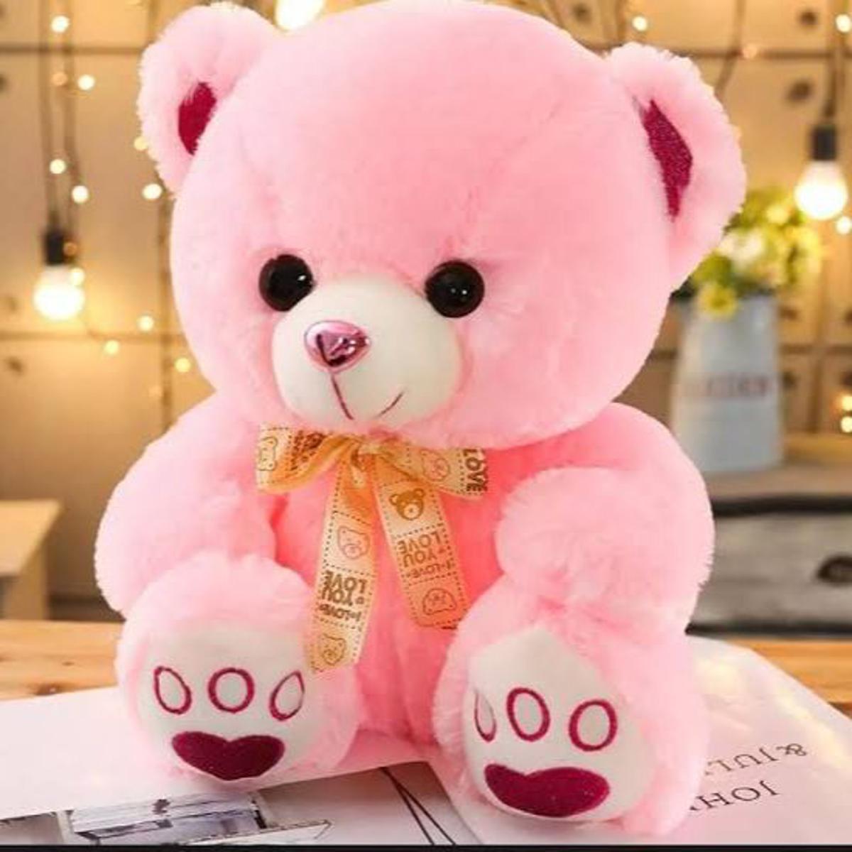 10'' Teddy Bear Soft Plush Bear Doll Stuffed Animal Toys Valentines Day Decor Gifts for Her / Girlfriend Lover Mom Kids