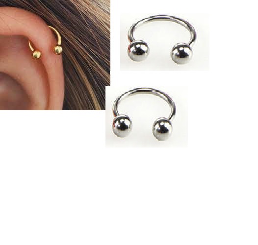 2 Pieces 3mm Cartilage Helix Stud Tragus Ear Piercing Plug Earring For Girls - Ear Plug, Ear Piercing Jewellery, Cartilage Earrings, Helix Piercing