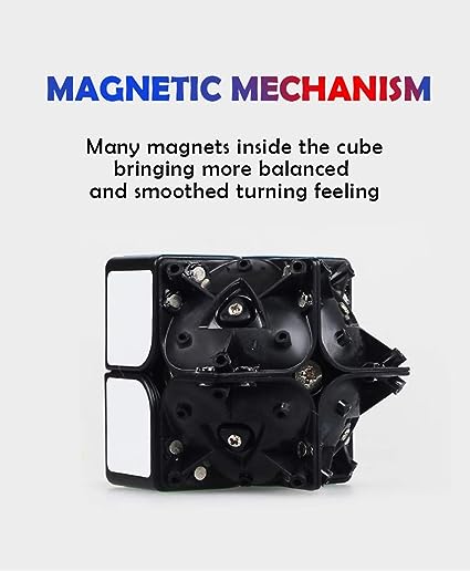 Magnetic Speed Cube 2x2x2 and 3x3x3 Smooth Magic Cube Stikerless Puzzle