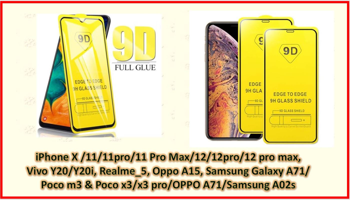 Tempered 21D/9D 11H/9H Full Edge to Edge Glass Screen Protector