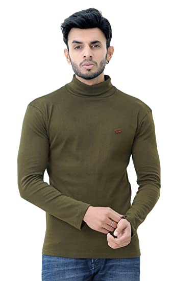 high neck mens top