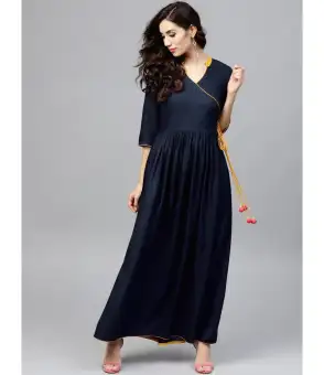 angrakha style maxi dress